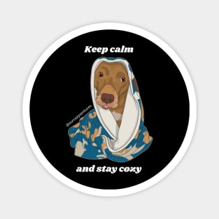 Keep calm and stay cozy Magnet